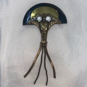 🔥❤️ EUC Vintage Architectural Art Deco Ermani Bulatti Broach
